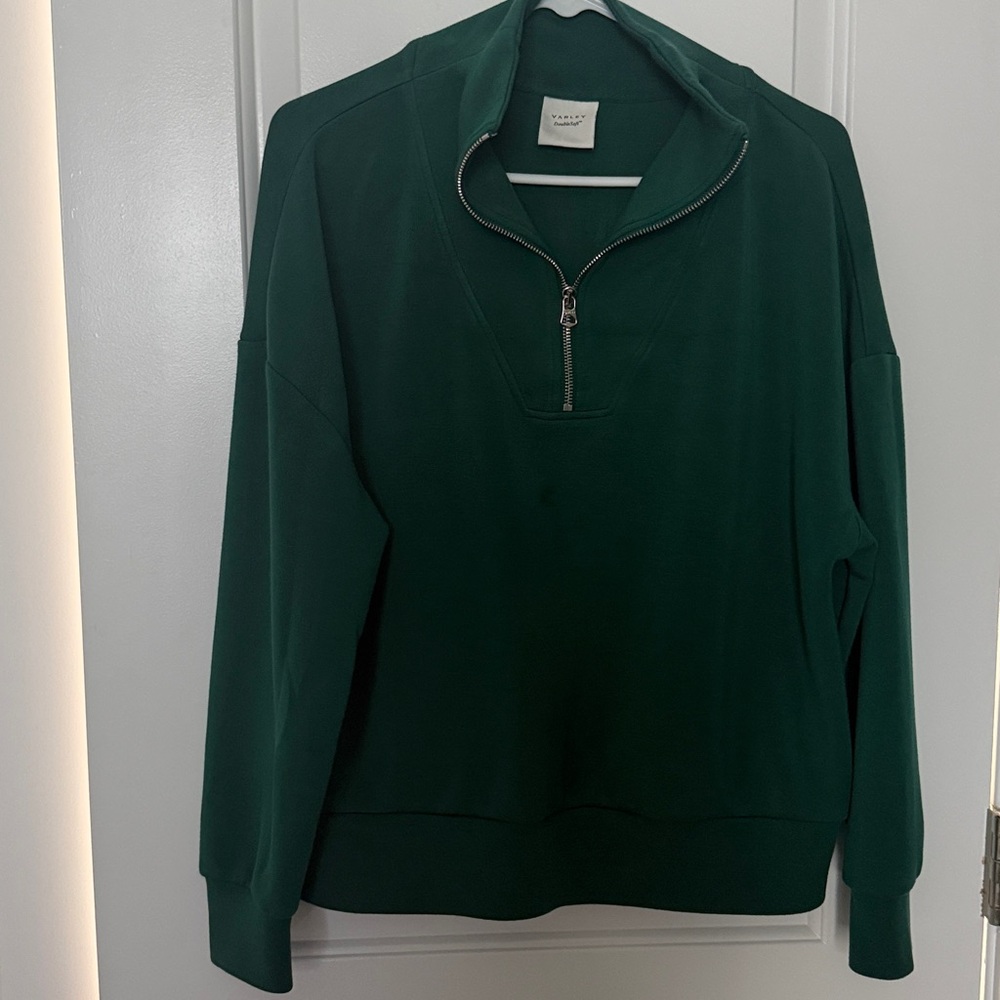 Varley Hawley Green Zip-Up Top - Picture 4 of 5